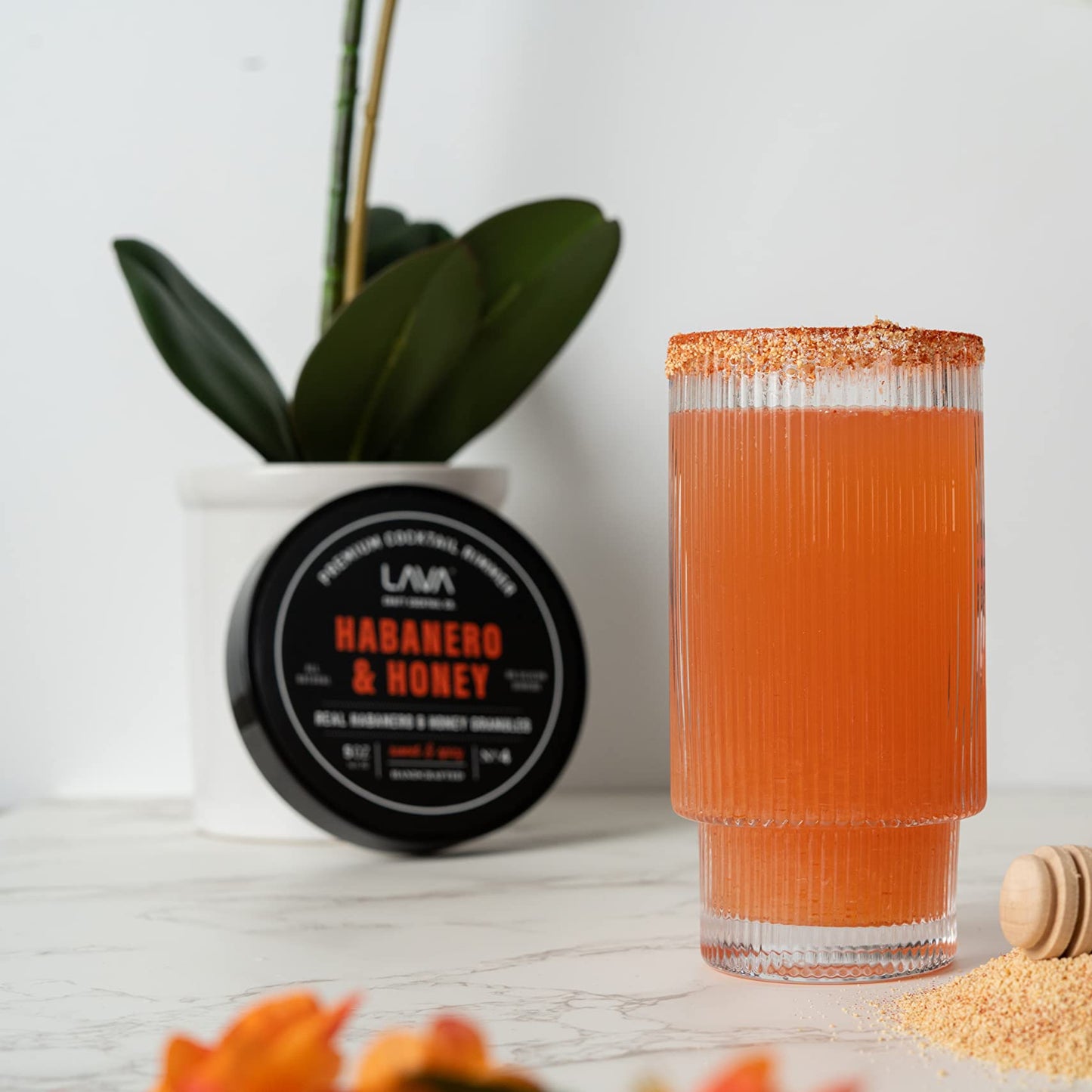 Premium Habanero & Honey Cocktail Rimmer Sweet & Spicy Seasoning