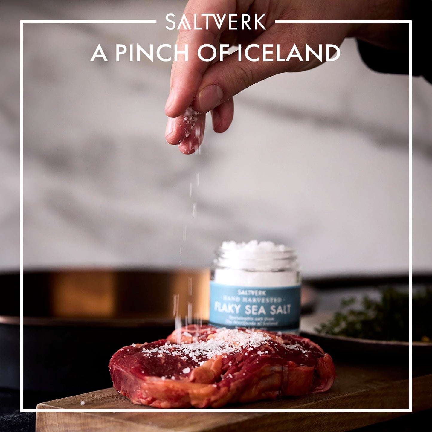 Saltverk Flaky Sea Salt - 3.17 Ounce Jar - Hand Harvested Gourmet - Sustainably Made