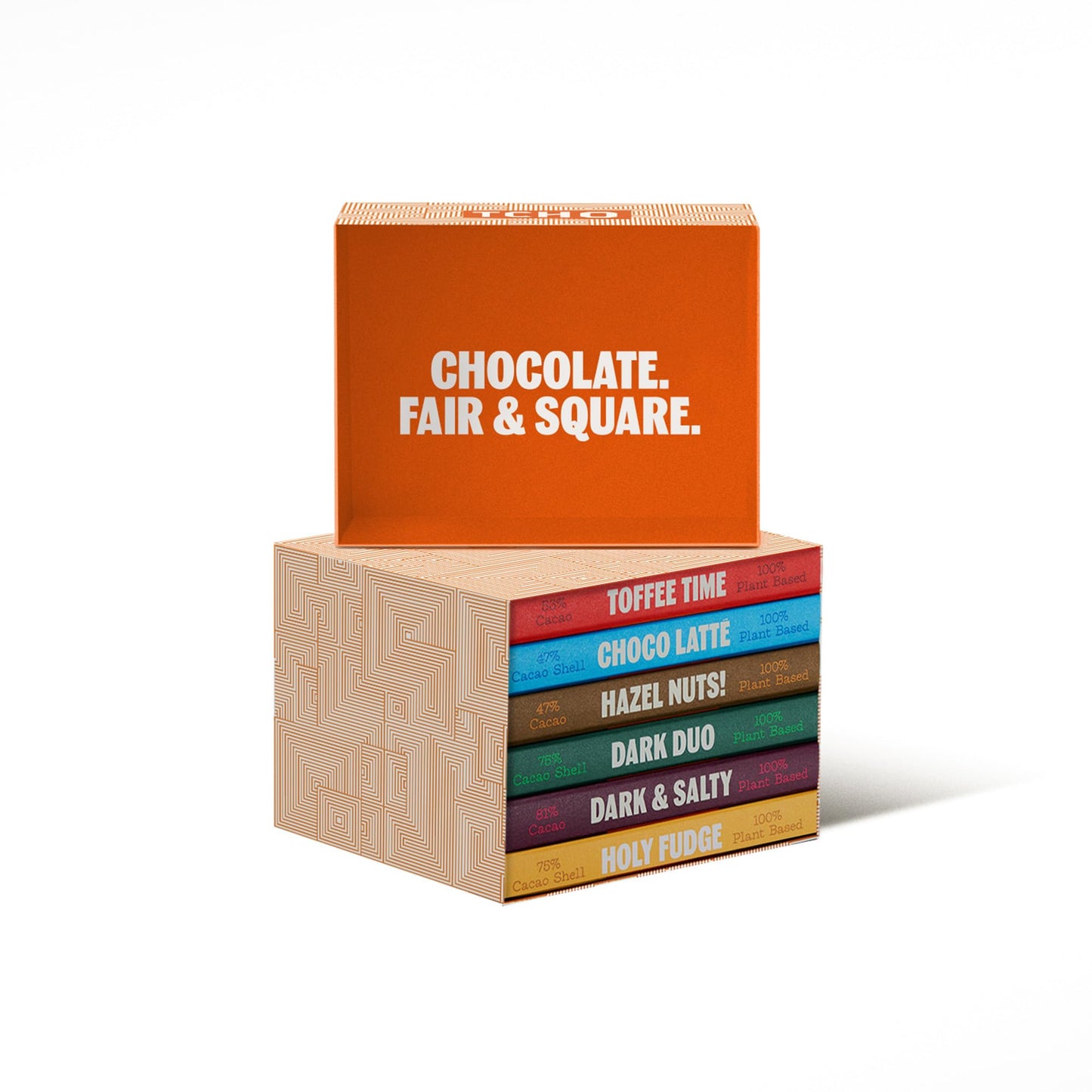6-Bar Dark Chocolate Variety Pack | Single Origin, Plant Based, Organic & Fair Trade | Non GMO, Non-Dairy, Vegan, Soy Free (2.5 Oz. each) - Perfect Organic Chocolate Gift Box for Any Occasion