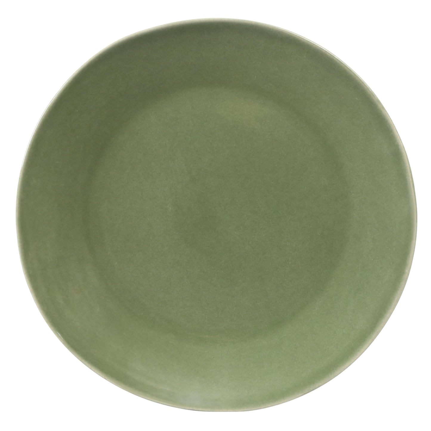 Bloomhouse - Oprah's Favorite Things - Montecito Breeze 16 Piece (Service for 4) Double Plates and Bowls Stoneware Reactive Glaze Dinnerware Set - Cyprus Green