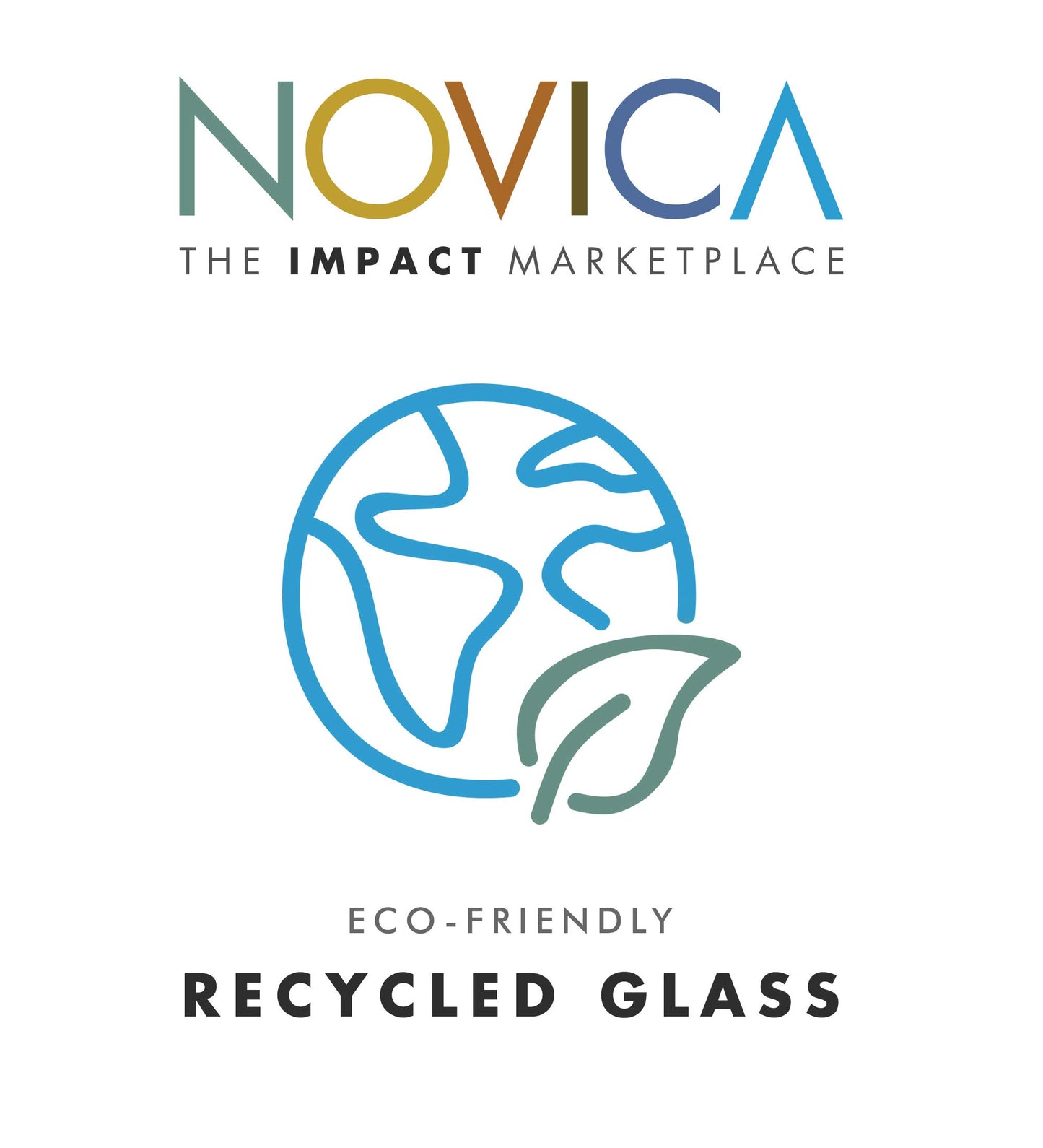 NOVICA Light Blue And White Swirl Hand Blown Glass Rock Glasses, 11 Oz, 'Whirling Aquamarine' (Set Of 6)