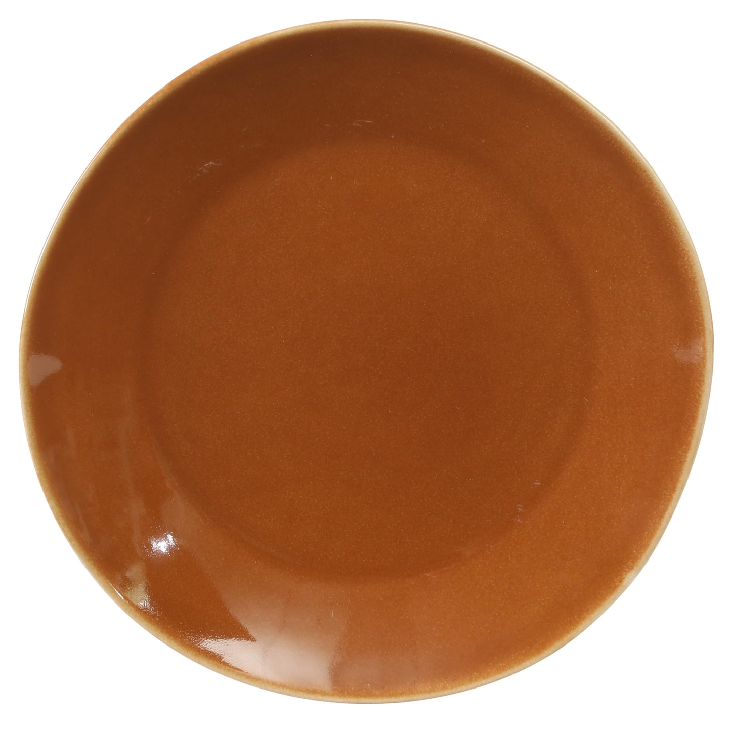 Bloomhouse - Oprah's Favorite Things - Montecito Breeze 16 Piece (Service for 4) Double Plates and Bowls Stoneware Reactive Glaze Dinnerware Set - Terracotta Canyon