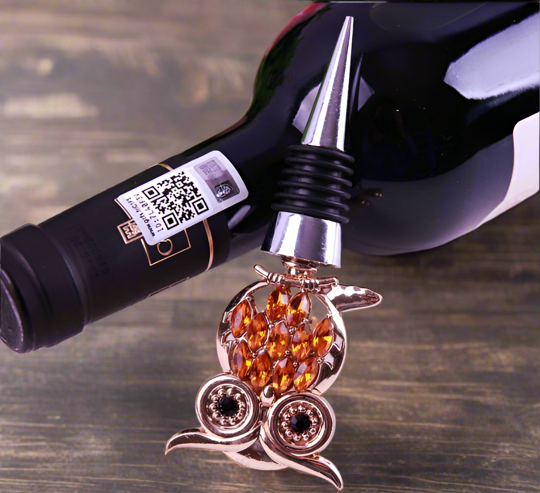 “Wisdom to Know When to Stop” Wine Stopper