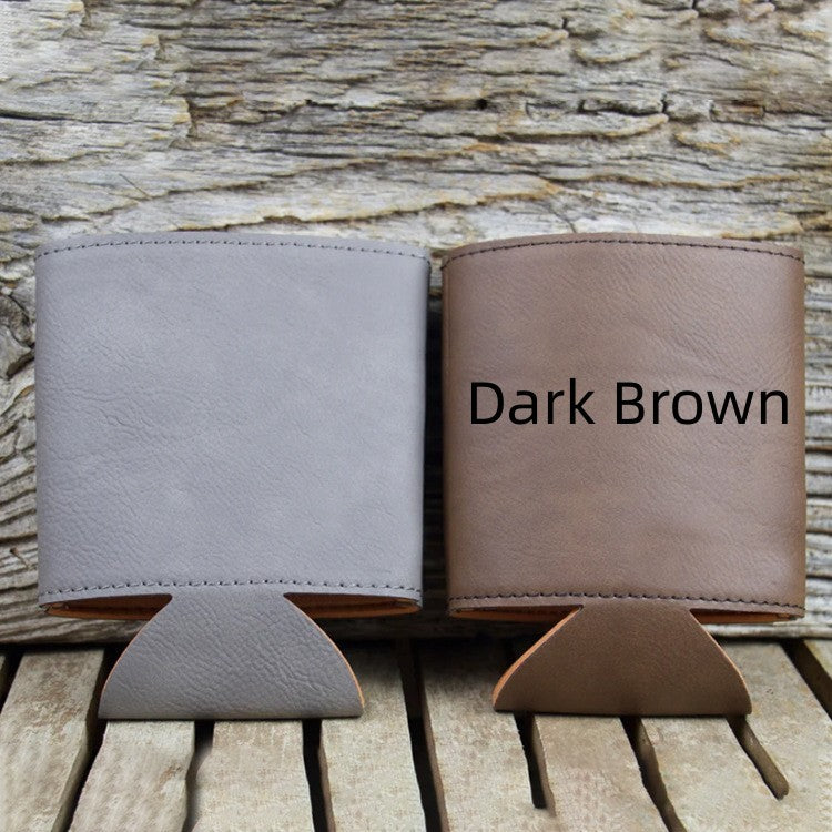 Faux Leather Beer Mug