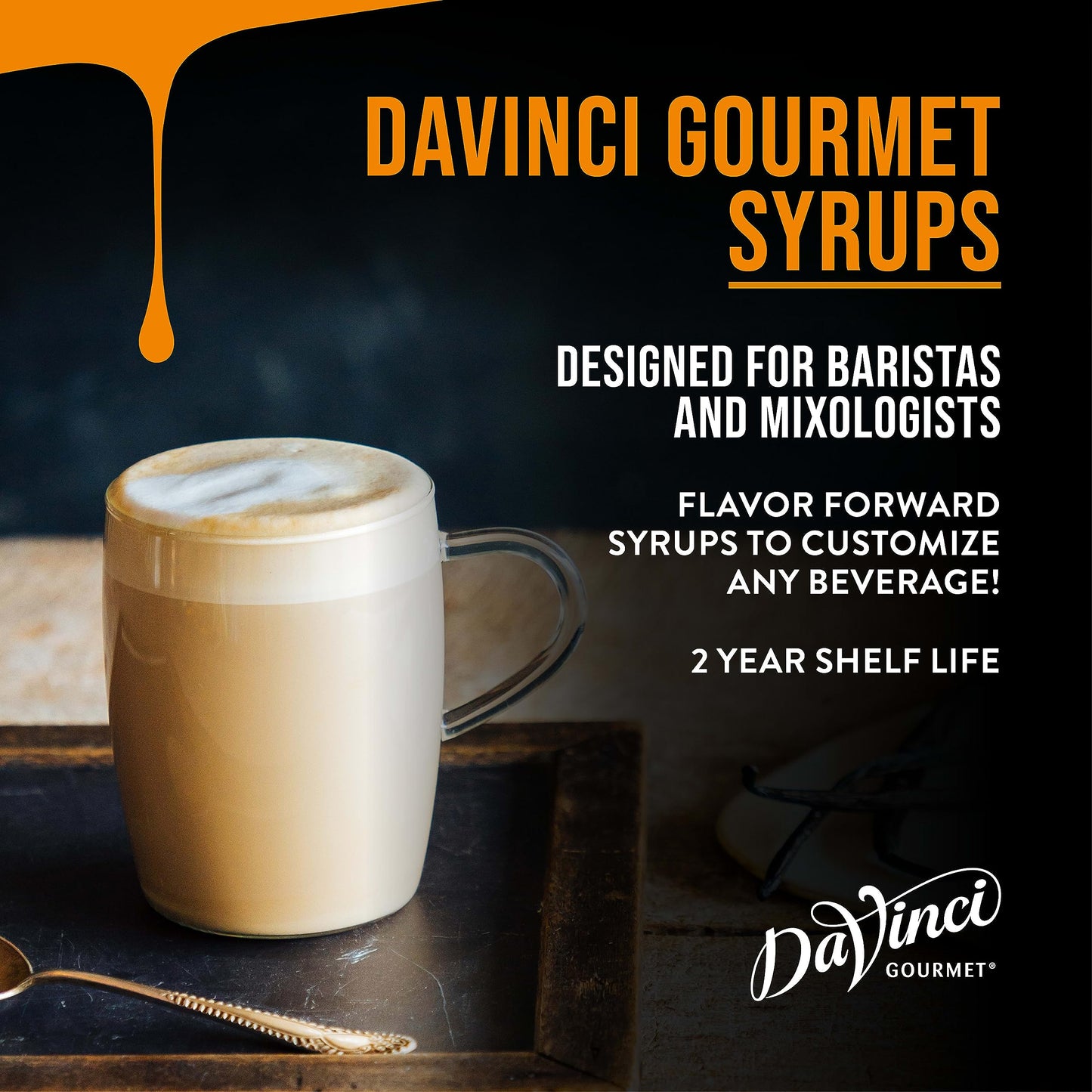 DaVinci Gourmet Classic Blue Curacao Syrup, 25.4 Fluid Ounces (Pack of 1)