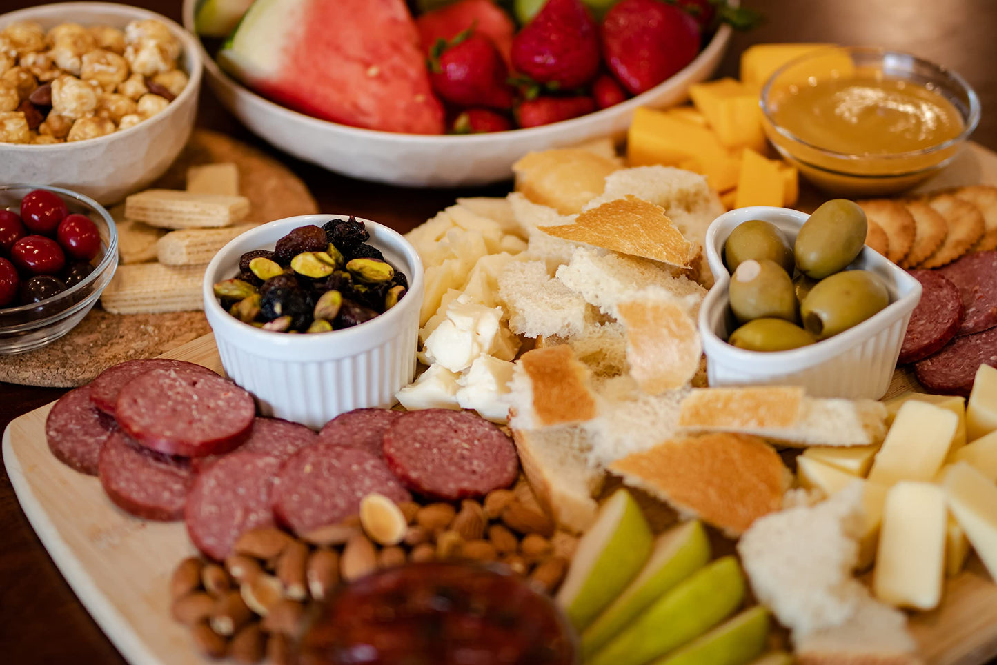 Dan the Sausageman's Special Delivery Premium Gift Box Featuring 7 Pounds of Gourmet Popcorns, Smoked Summer Sausages, Fresh Cheeses, Perfect for Corporate Gifting, Tenants, Employee Appreciation