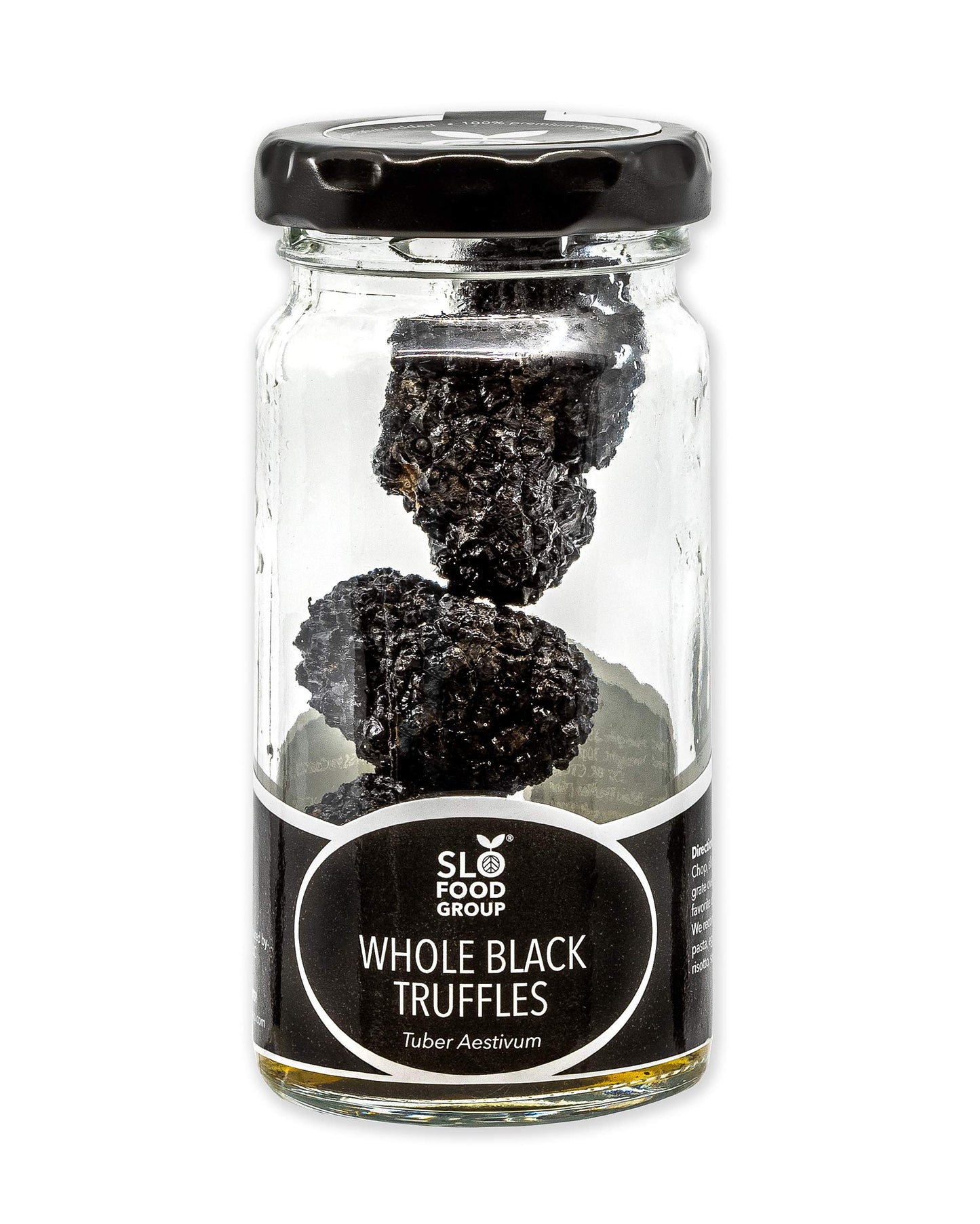 Black Truffles, Preserved Whole Black Truffles (Tuber Aestivum) Preserved in Brine (30 gram net weight truffles) - Truffle Mushroom Gourmet Food