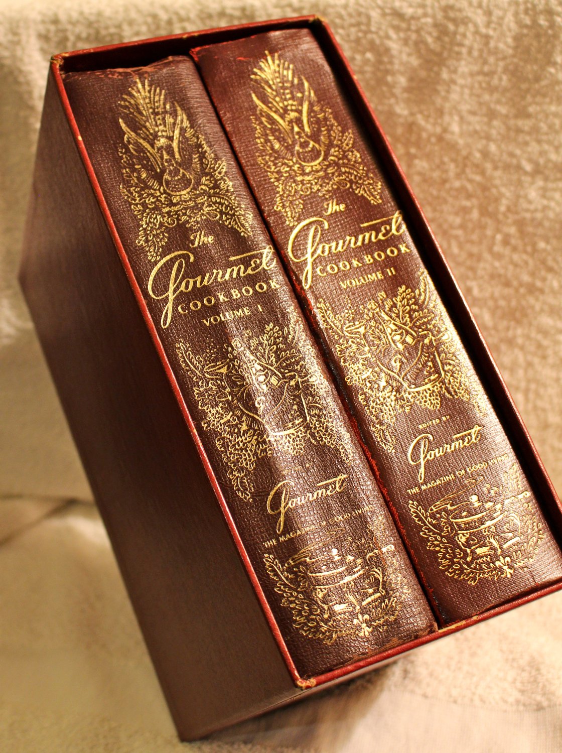 The Gourmet Cookbook (2 Volumes) - One Autographed Collectible Set Available - Highly Sought After!
