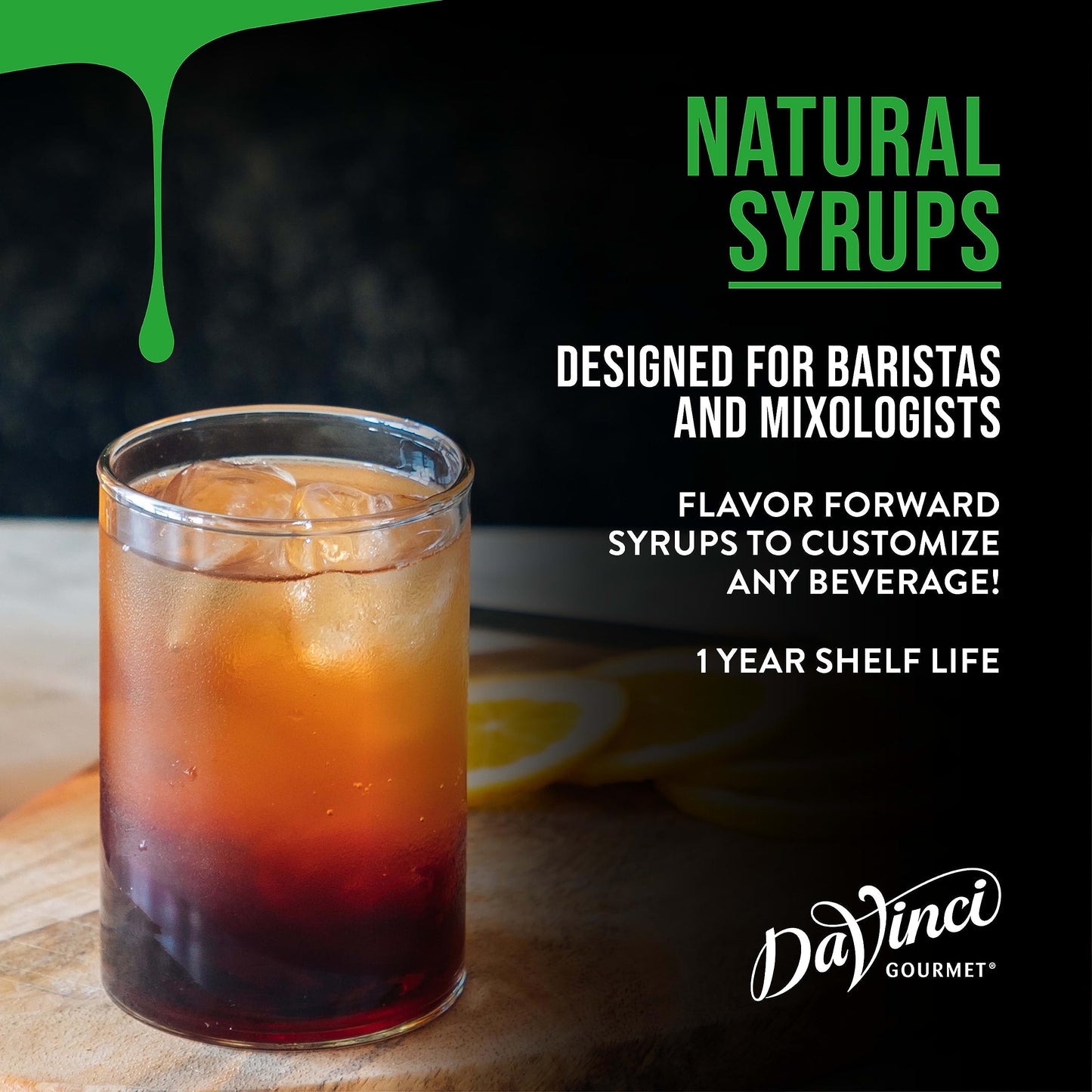 DaVinci Gourmet Natural Agave Syrup, 25.4 Fluid Ounces (Pack of 1)