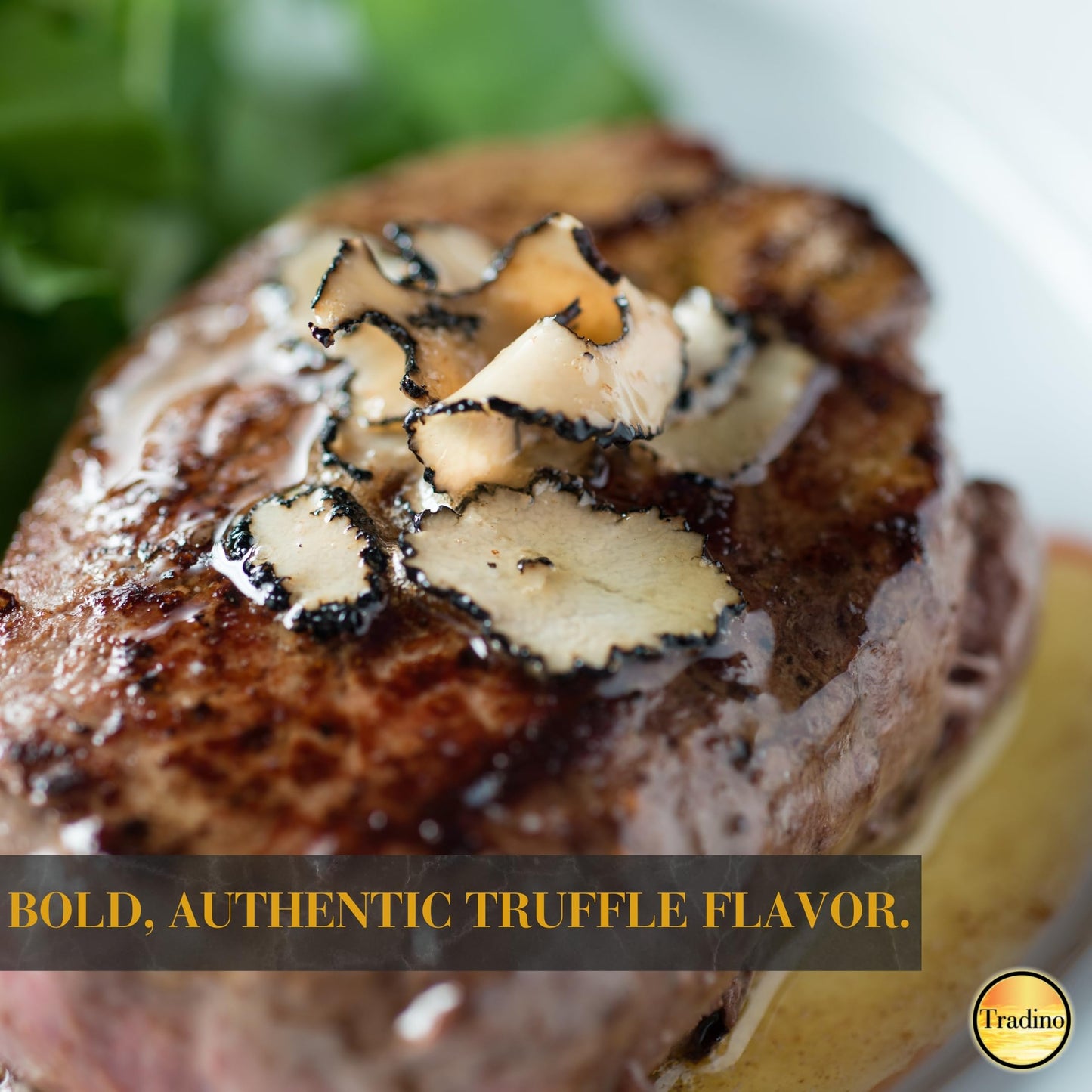 Tradino Premium Black Truffle Slices | Fresh Black Truffle Carpaccio | Luxury Gourmet Finishing | Ideal for Enhancing Dishes | 30 Grams | 1 Oz
