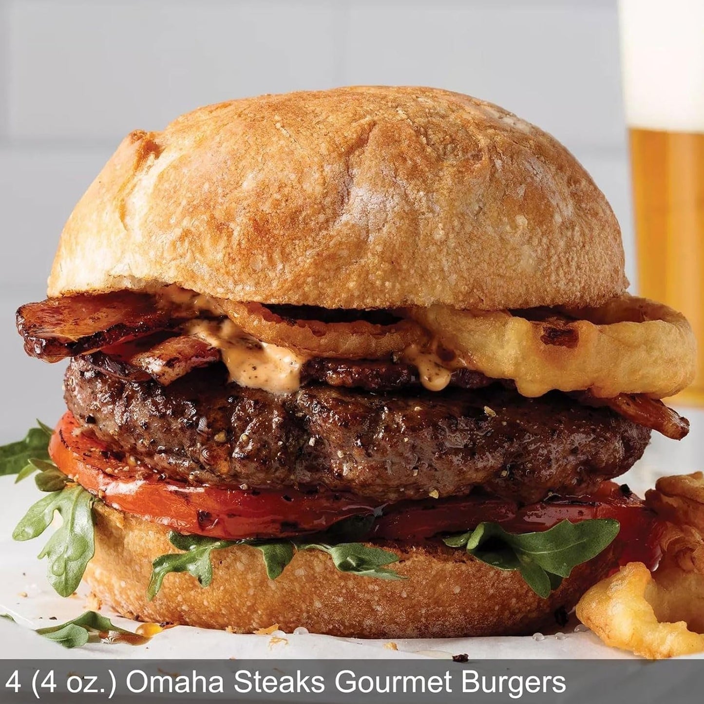 Omaha Steaks Deluxe Gift Package (2x Bacon-Wrapped Filet Mignons, 2x Butcher's Cut Top Sirloins, 4x Omaha Steaks Burgers, 4x Gourmet Jumbo Franks, 4x Potatoes au Gratin, 4x Caramel Apple Tartlets, 1 jar Omaha Steaks Seasoning)