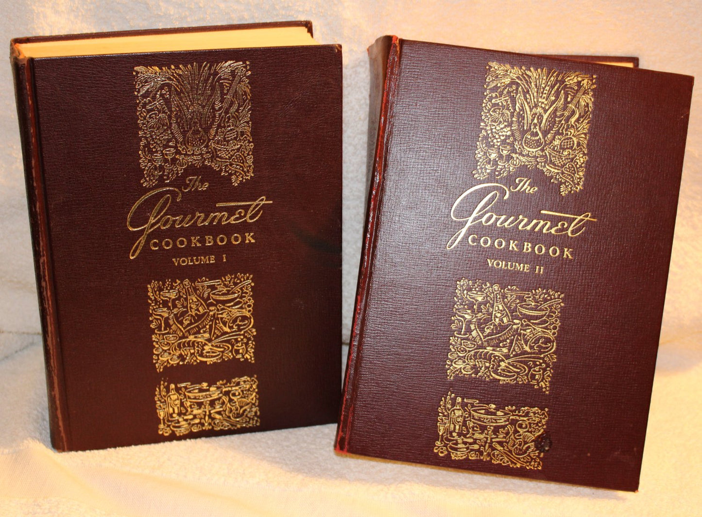The Gourmet Cookbook (2 Volumes) - One Autographed Collectible Set Available - Highly Sought After!
