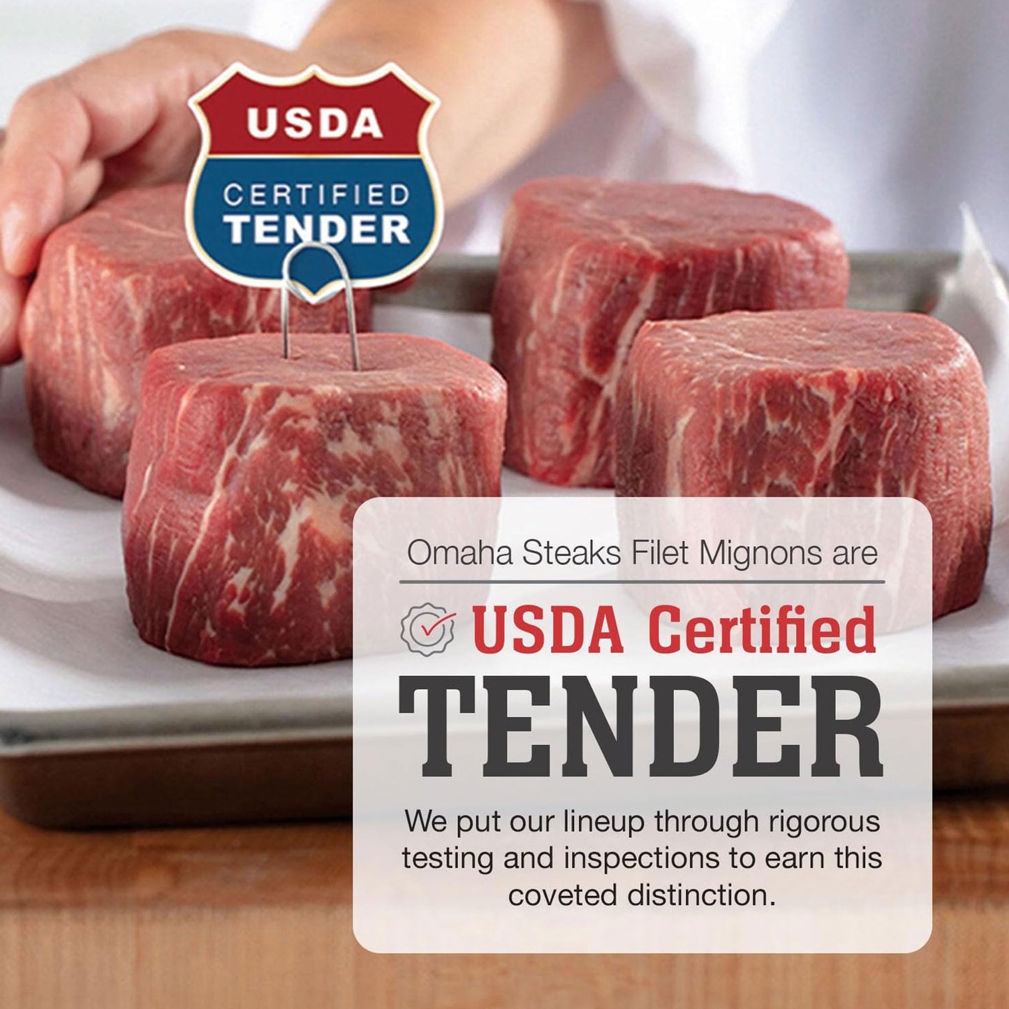 Omaha Steaks Deluxe Gift Package (2x Bacon-Wrapped Filet Mignons, 2x Butcher's Cut Top Sirloins, 4x Omaha Steaks Burgers, 4x Gourmet Jumbo Franks, 4x Potatoes au Gratin, 4x Caramel Apple Tartlets, 1 jar Omaha Steaks Seasoning)