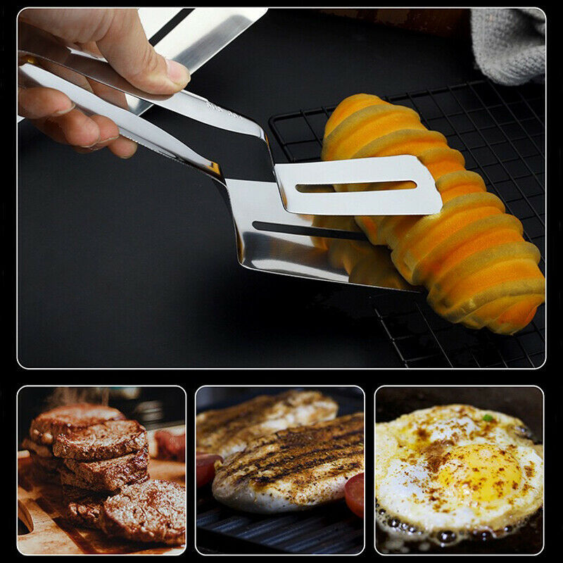 Grill-to-Table Stainless Steel Steak Clamp