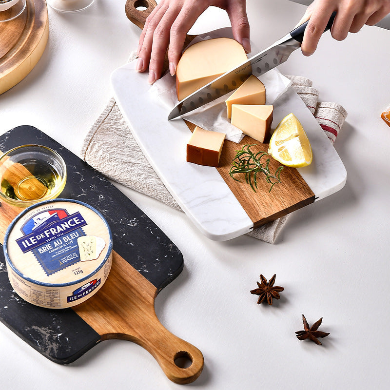 Marble Stitching Acacia Mangium Chopping or Cheese and Charcuterie Board