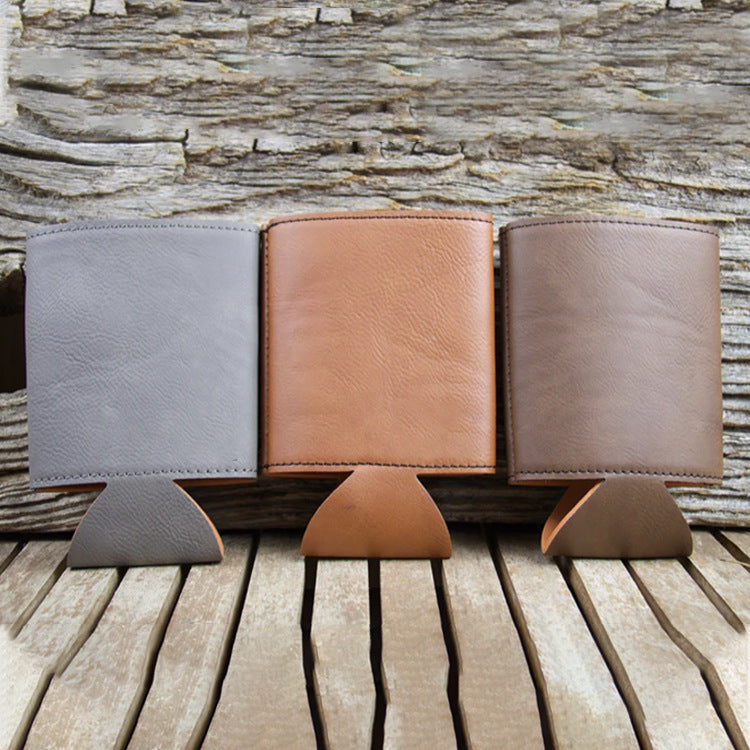 Faux Leather Beer Mug