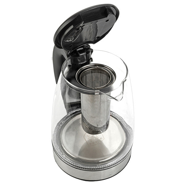 Colorful Light-Up Electric Glass Kettle