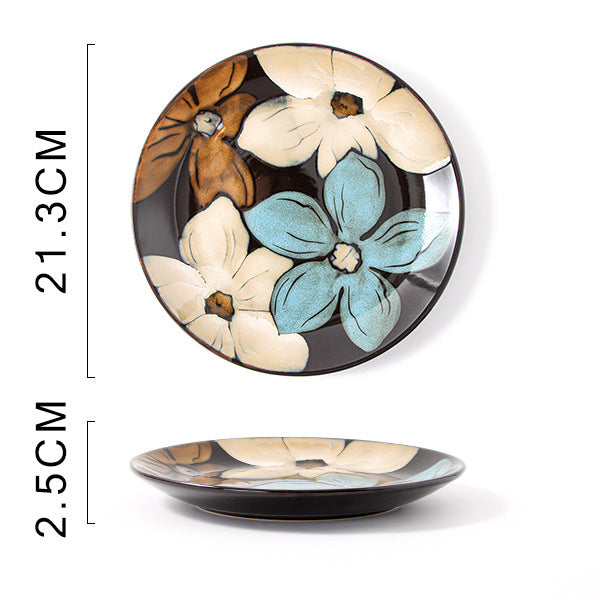 Glaze Kiln Hand Painted Ceramic Plates and Dishes