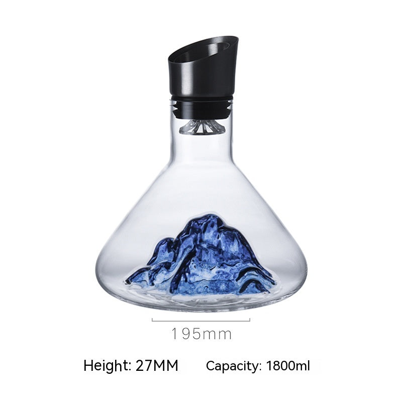 Creative Iceberg Red Wine Decanter in Gold, Green, Blue or Black