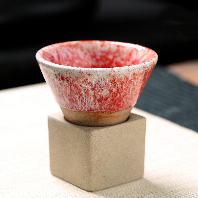 Retro Japanese Pottery Tea Cup