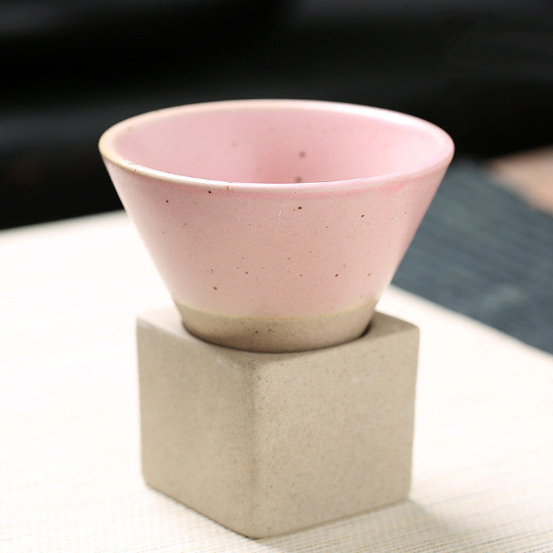 Retro Japanese Pottery Tea Cup