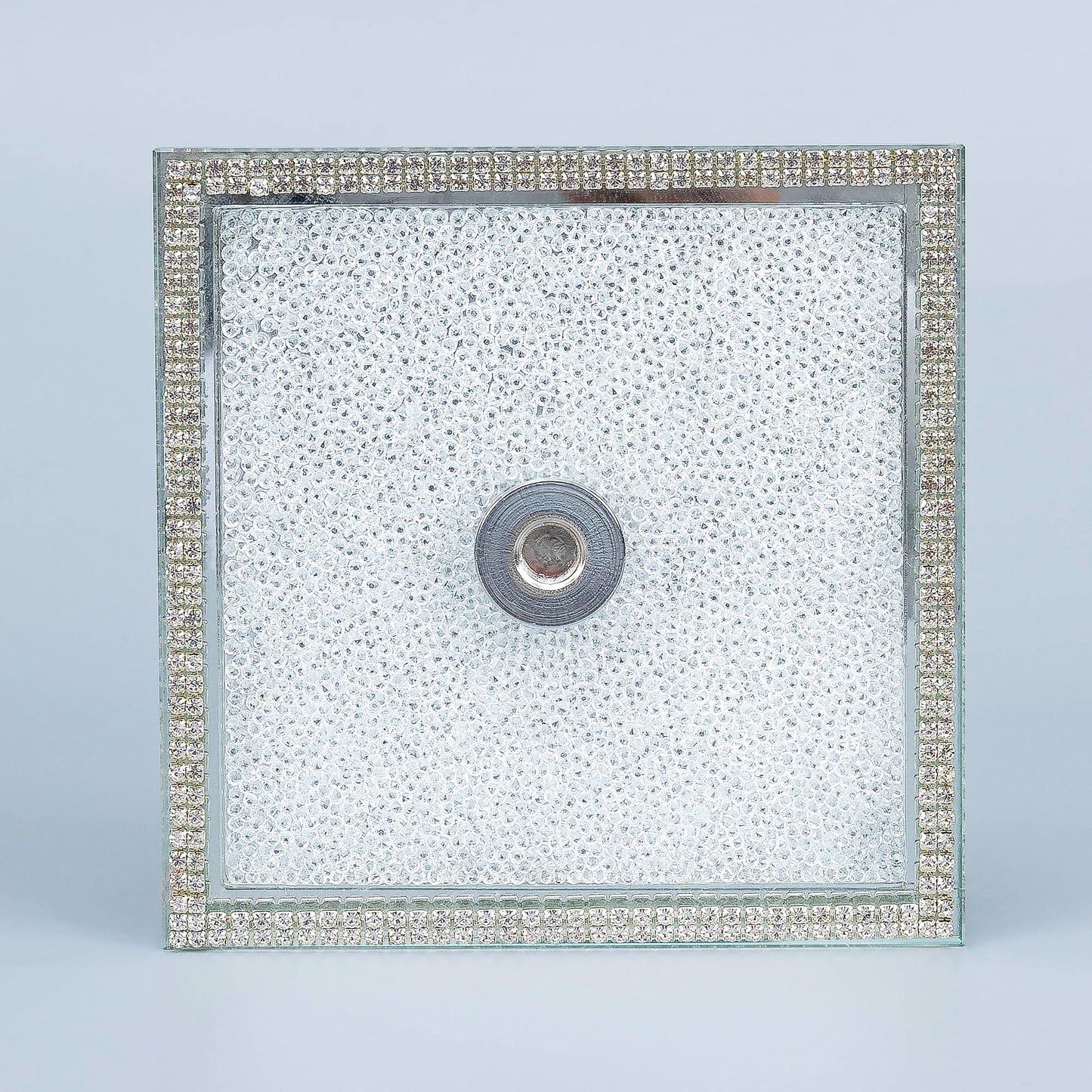 Hochance Clear Crystal Standing Paper Towel Roll Holder Countertop Weighted Rack,Glam Cute Bling Rhinestone Jeweled Diamonds Modern Decoration Christmas Housewarming Gifts for Kitchen Home Bar