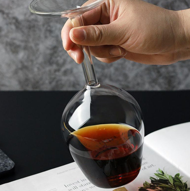 Borosilicate Inverted Wine Glass