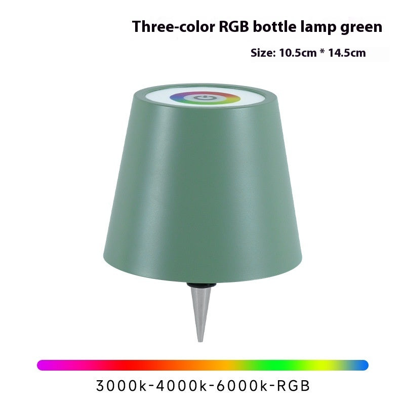 Light Up Your Favorite Wine or Spirits Bottle and Turn It Into a Cool Lamp with this Rechargeable Light-Up Lampshade in Multiple Colors