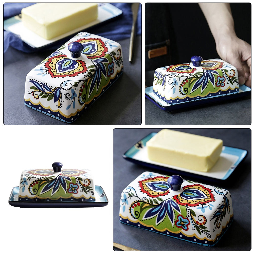 Butter Dish or Cheese Pottery Box