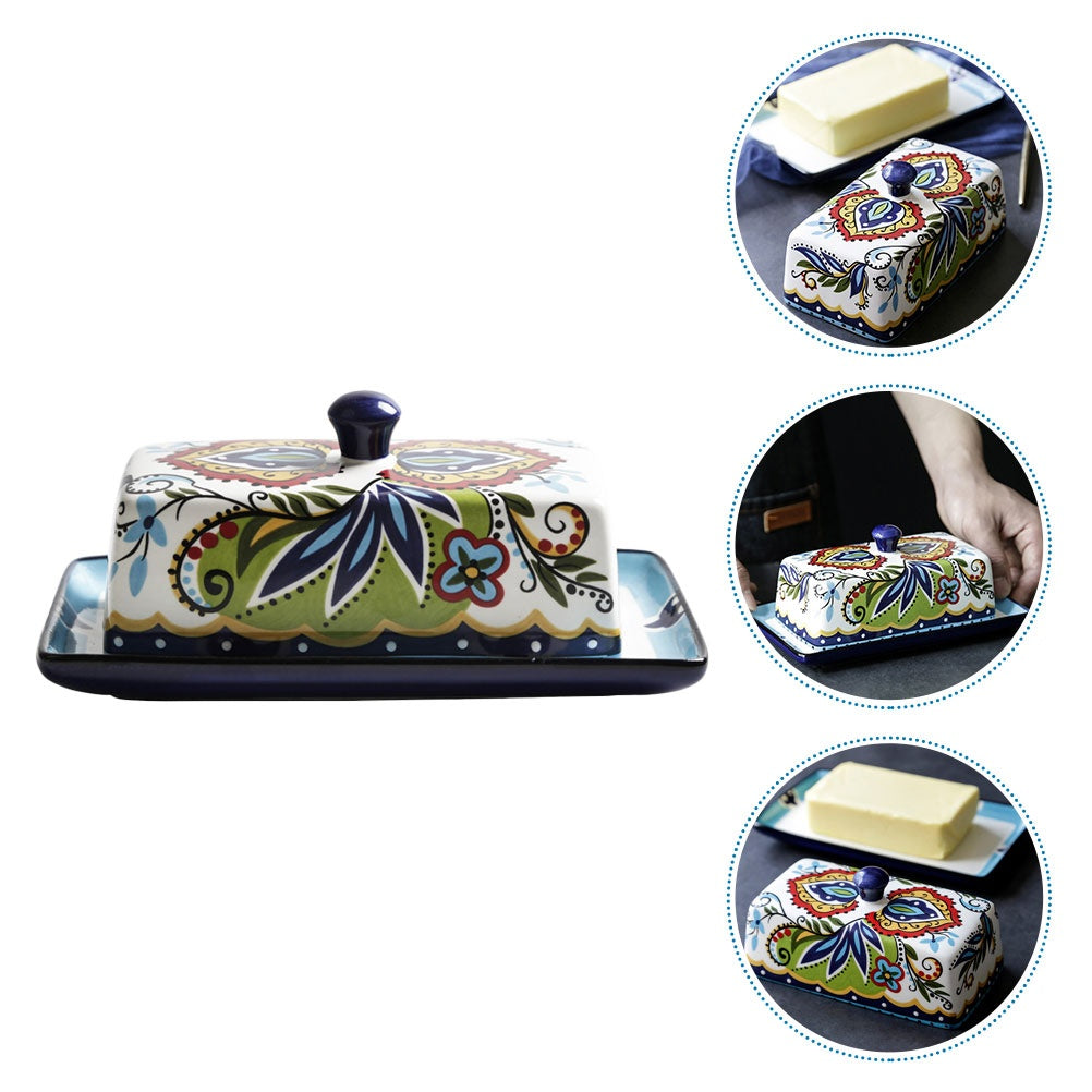Butter Dish or Cheese Pottery Box