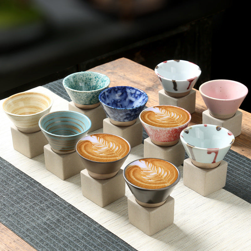 Retro Japanese Pottery Tea Cup