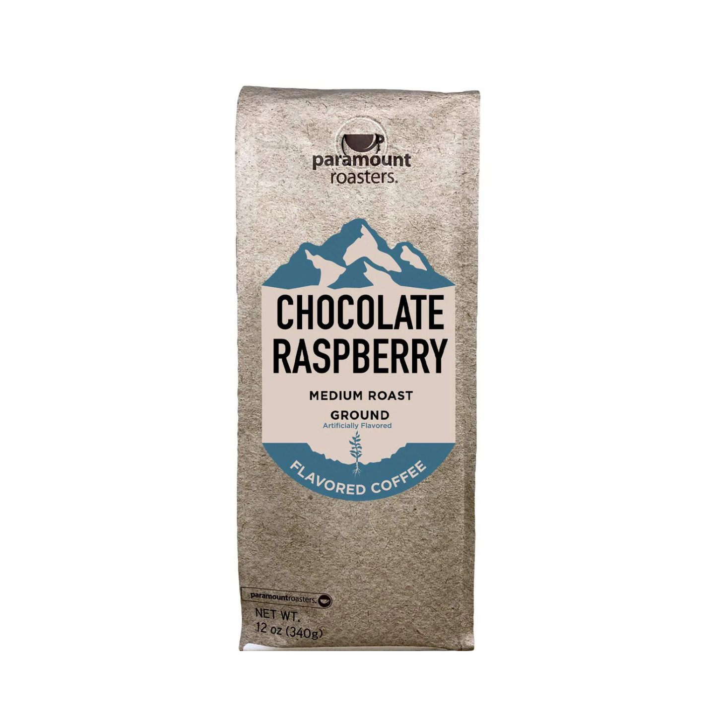 Paramount Roasters Chocolate Raspberry Flavored Ground Coffee, 12 oz medium roast, Paramount Coffee Company