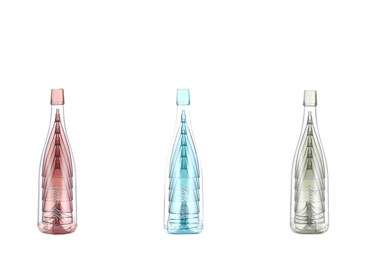Plastic Transparent Wine Cup Set