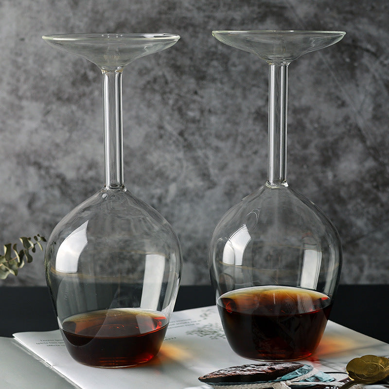 Borosilicate Inverted Wine Glass