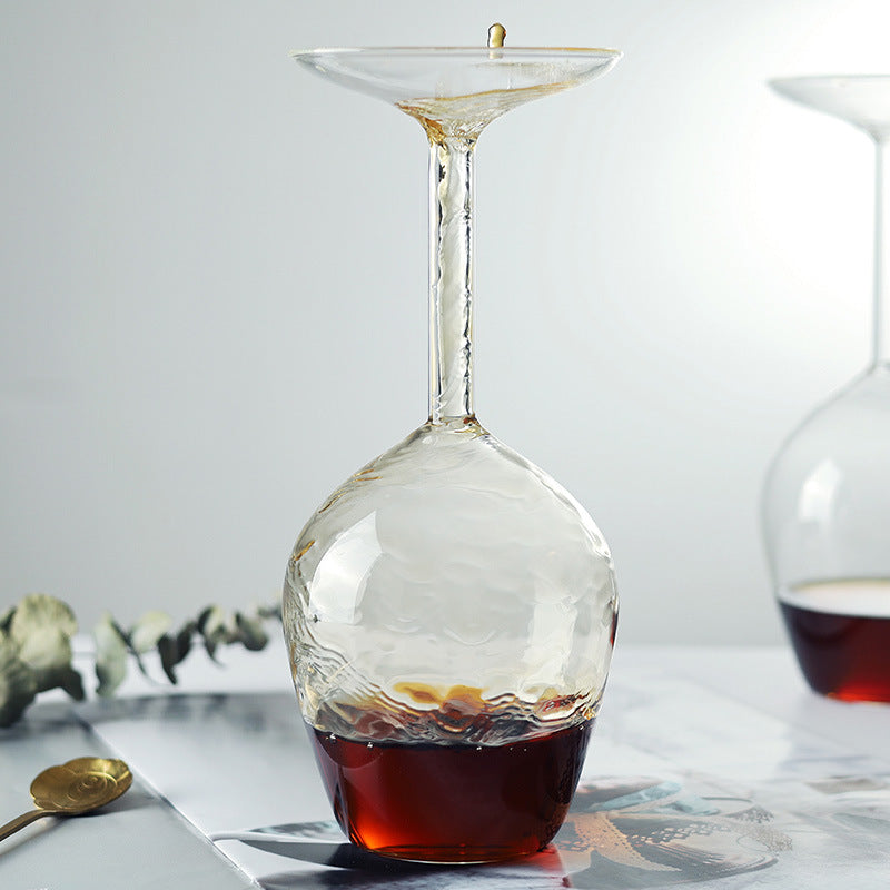 Borosilicate Inverted Wine Glass