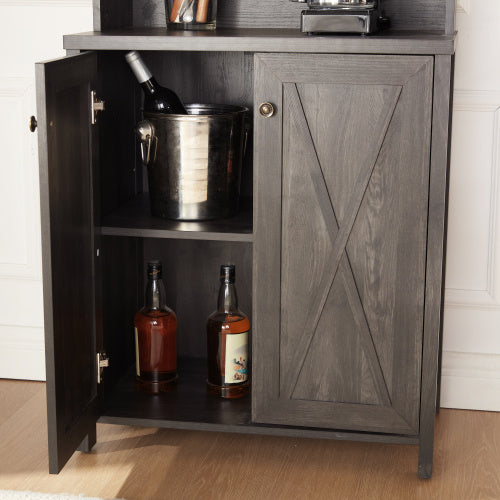 Kitchen Cabinet with Wine Rack for Kitchen or Dining Room
