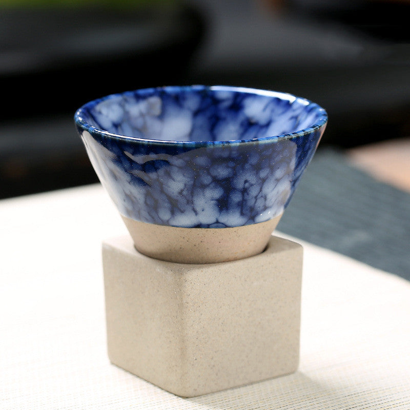 Retro Japanese Pottery Tea Cup