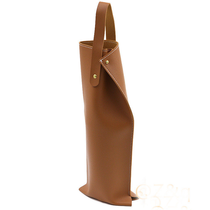 Faux Leather Wine Bag for Parties or Gifts