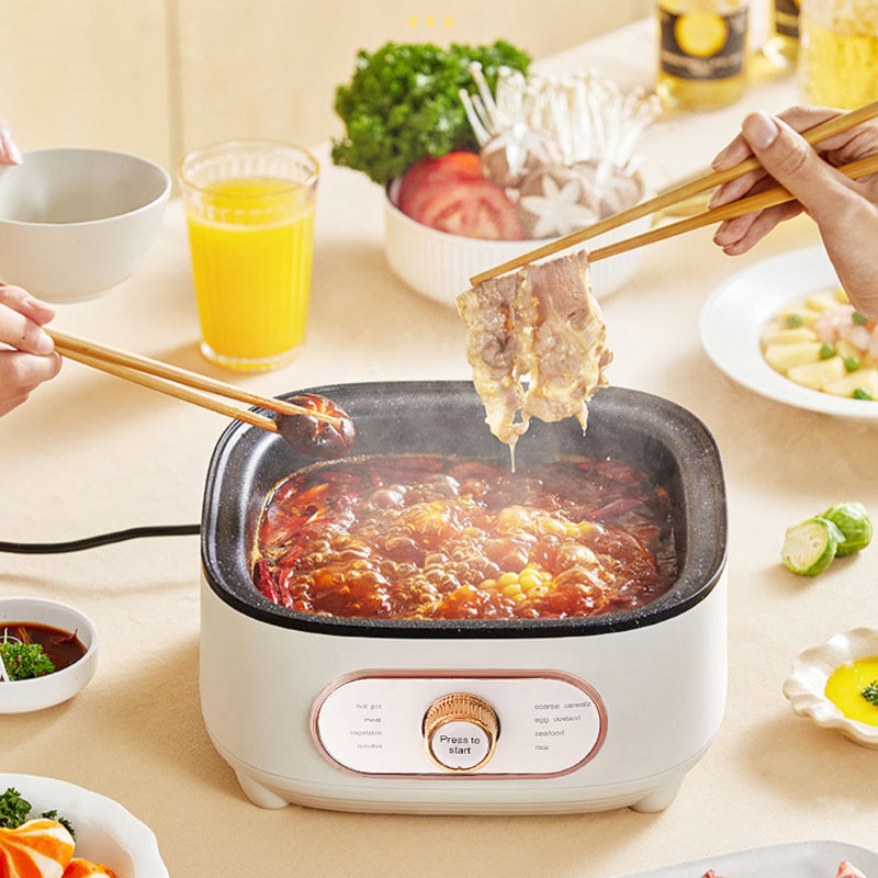 Large Capacity Multi-Purpose 10.5-Liter Cooker and Steamer with 8 Functions