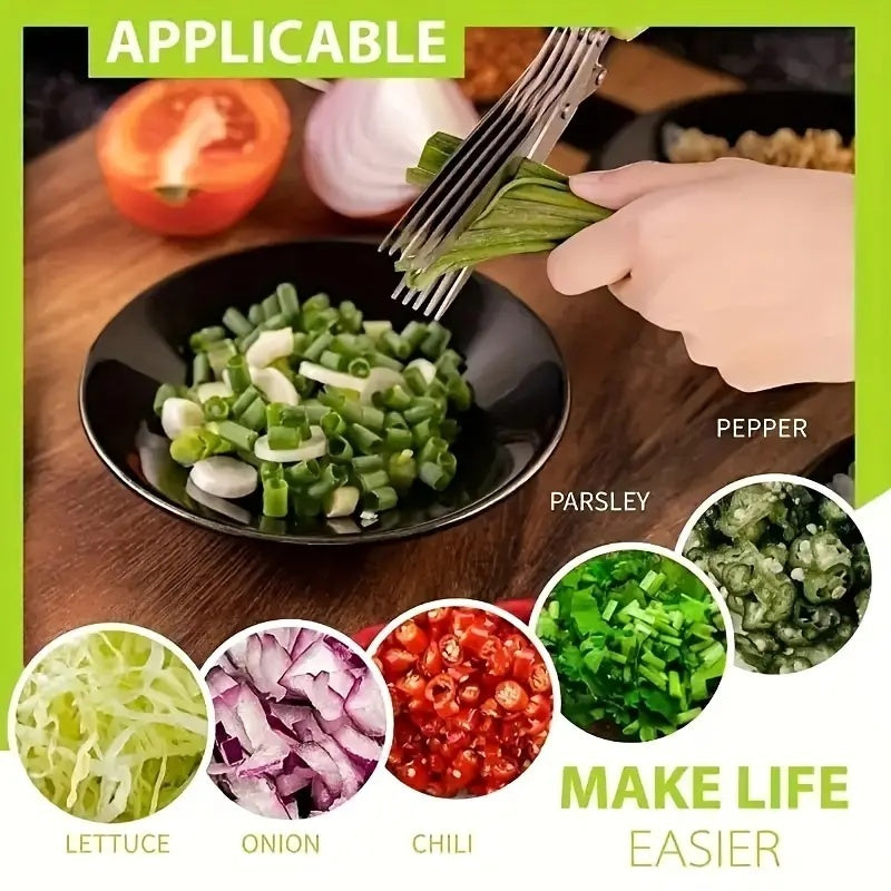 5-Cut Vegetable Scissors