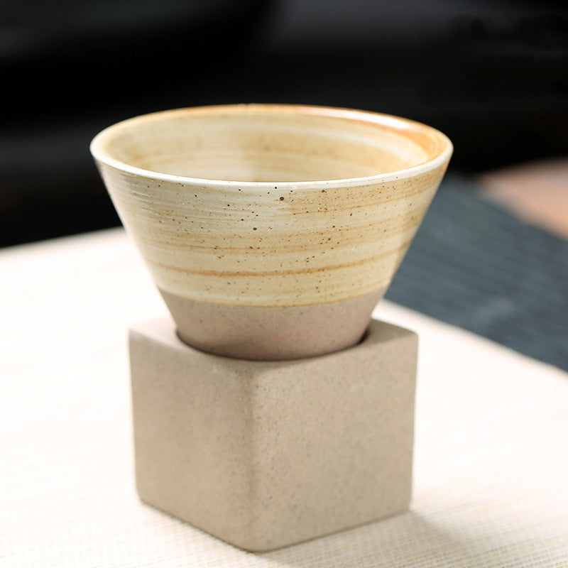 Retro Japanese Pottery Tea Cup