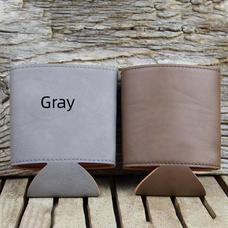 Faux Leather Beer Mug
