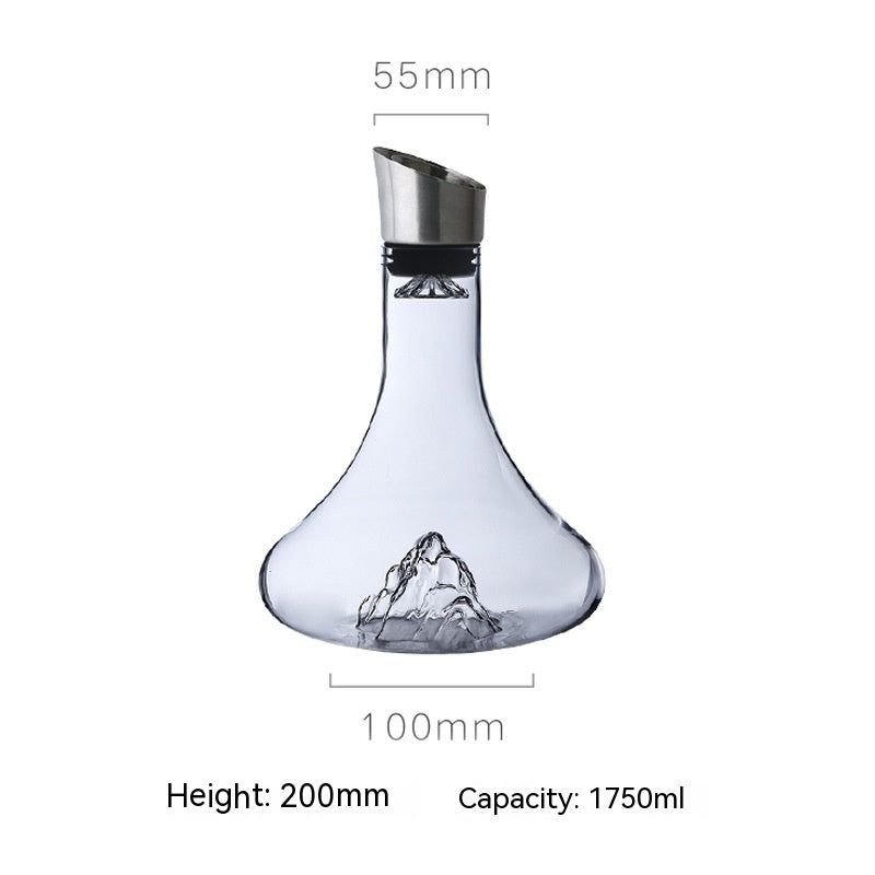 Creative Iceberg Red Wine Decanter in Gold, Green, Blue or Black