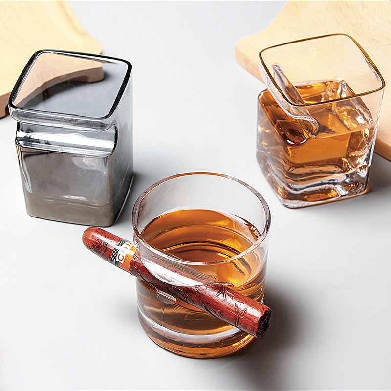 Bourbon and Cigar Glass