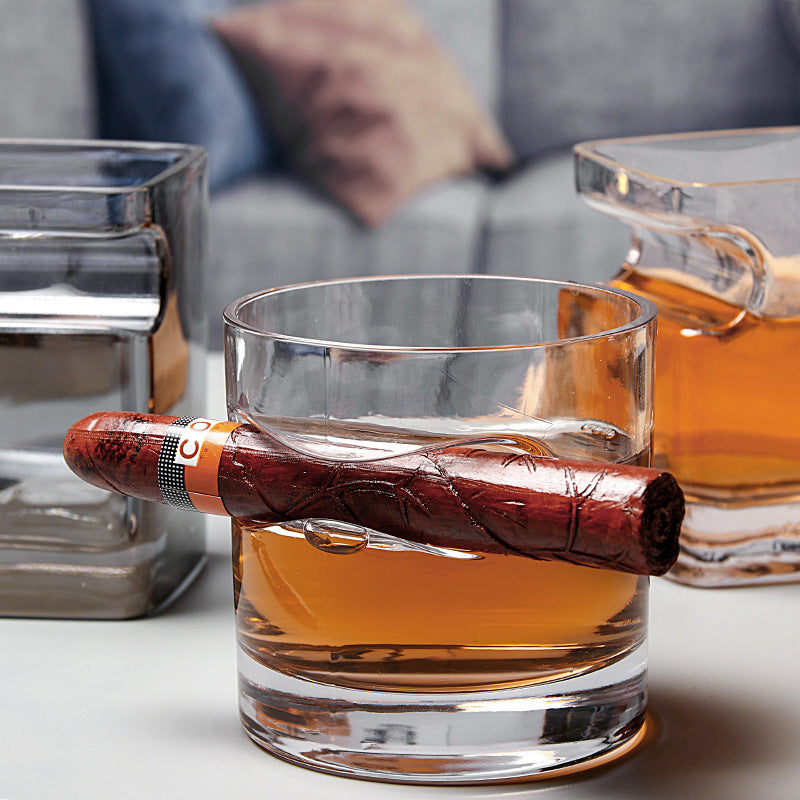 Bourbon and Cigar Glass