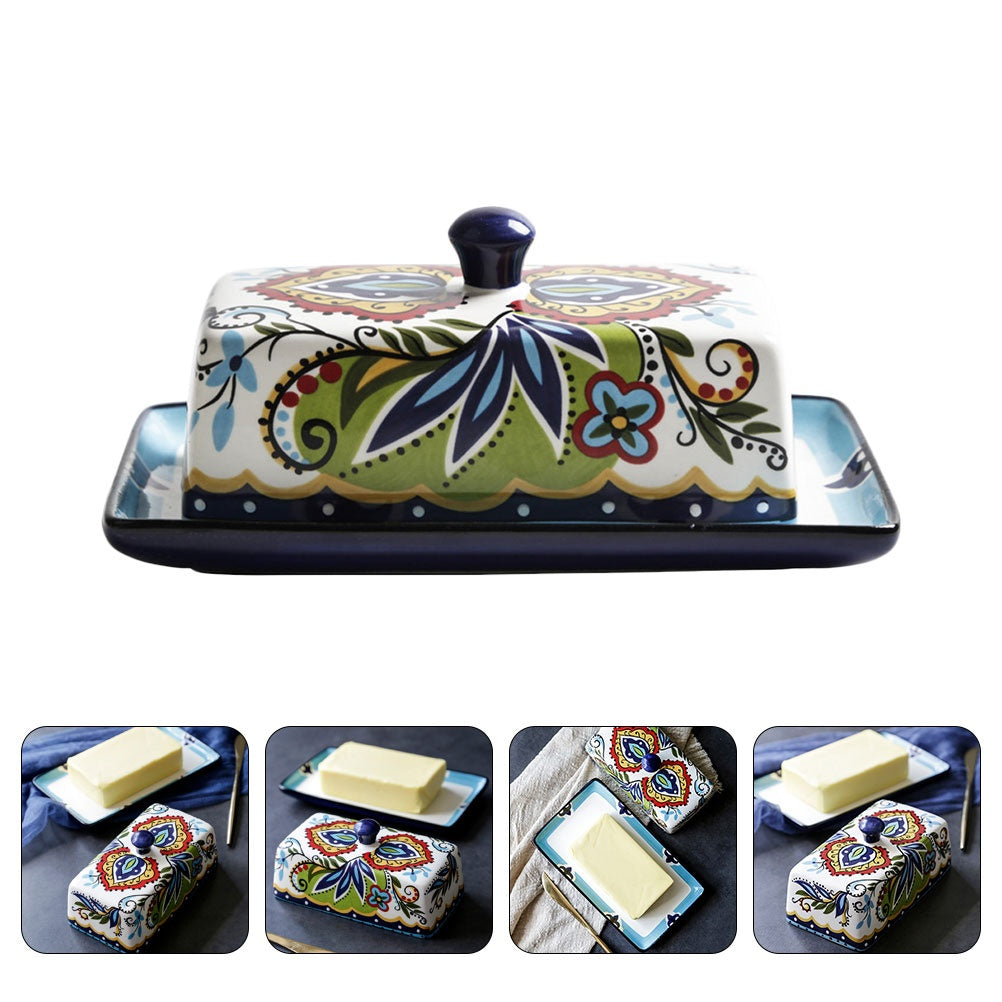 Butter Dish or Cheese Pottery Box