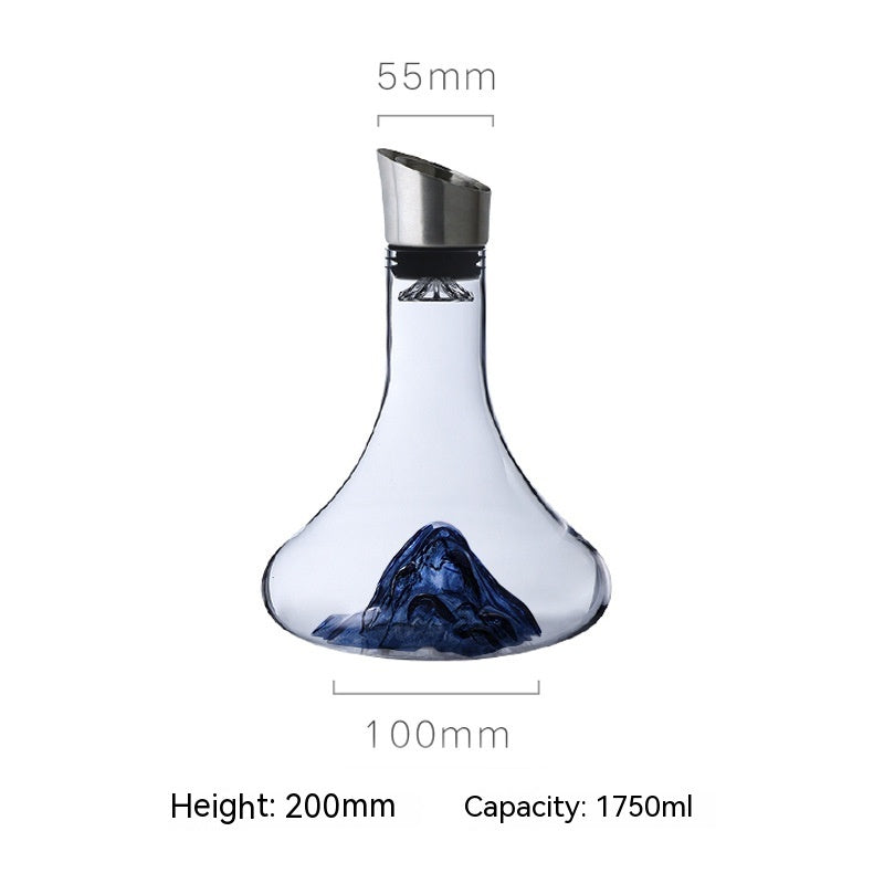 Creative Iceberg Red Wine Decanter in Gold, Green, Blue or Black