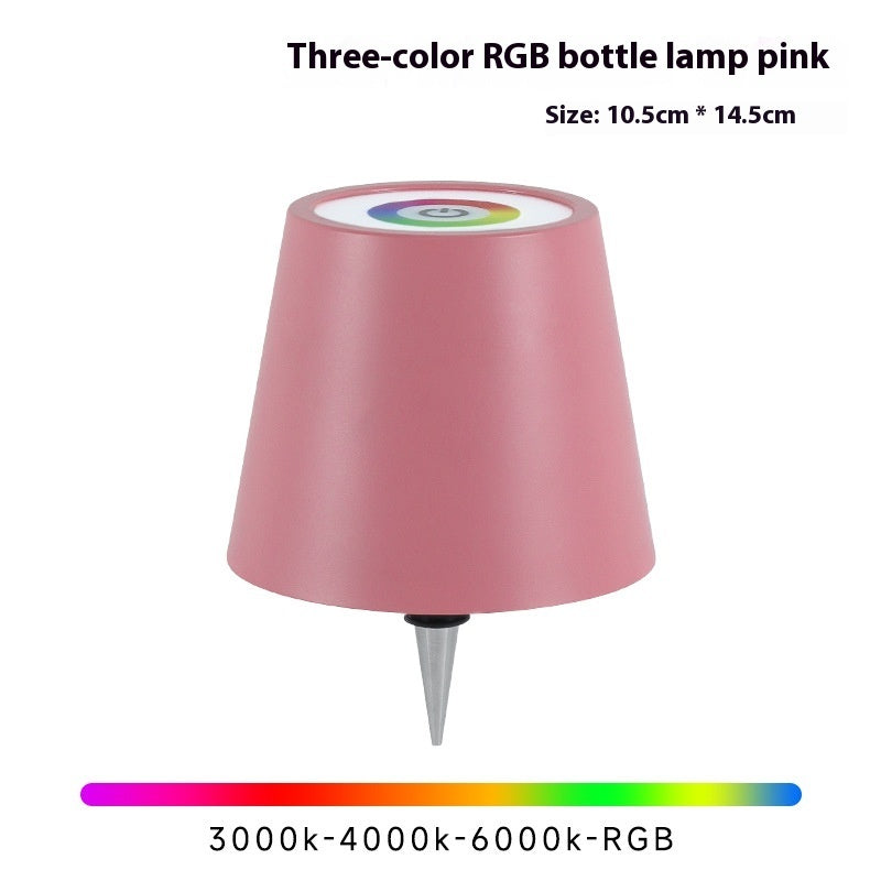 Light Up Your Favorite Wine or Spirits Bottle and Turn It Into a Cool Lamp with this Rechargeable Light-Up Lampshade in Multiple Colors