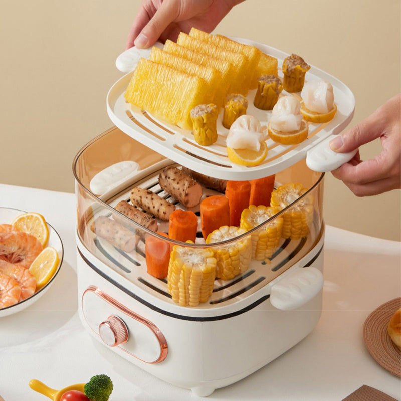 Large Capacity Multi-Purpose 10.5-Liter Cooker and Steamer with 8 Functions