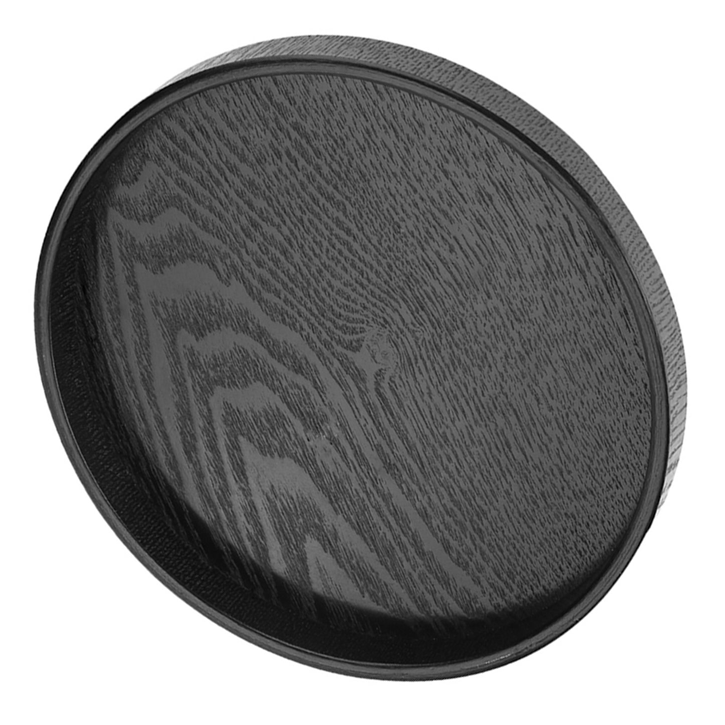Round Shape Solid Wood Tea Coffee Snack Food Meals Serving Tray Plate Restaurant Trays 30cm